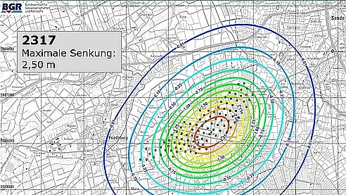 BGR präsentiert Ergebnisse der neuen Senkungsprognose