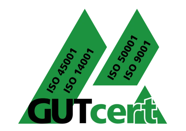 GUTcert: ISO 45001, ISO 14001, ISO 50001, ISO 9001