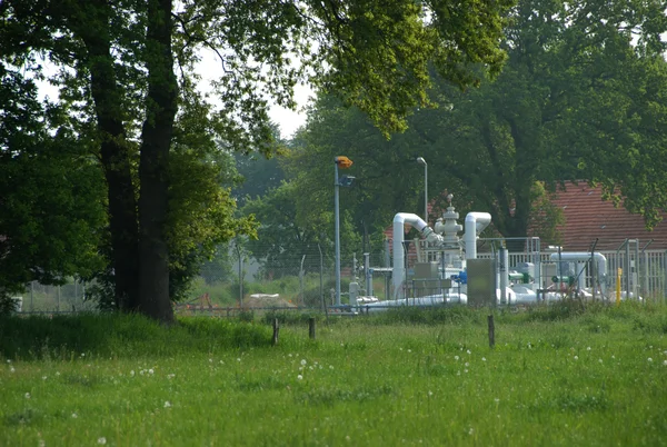 Cavern site in the south field of the Etzel cavern facility