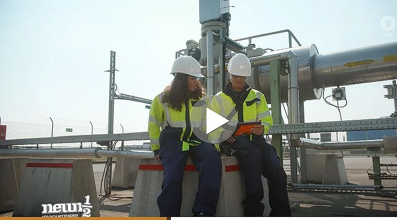 Austausch auf einem Gaskavernenplatz