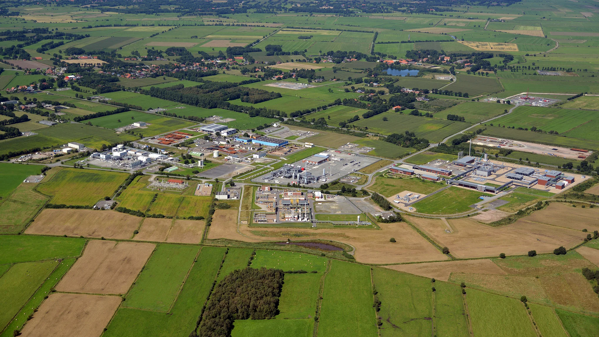 Energiespeicher Etzel Luftbild