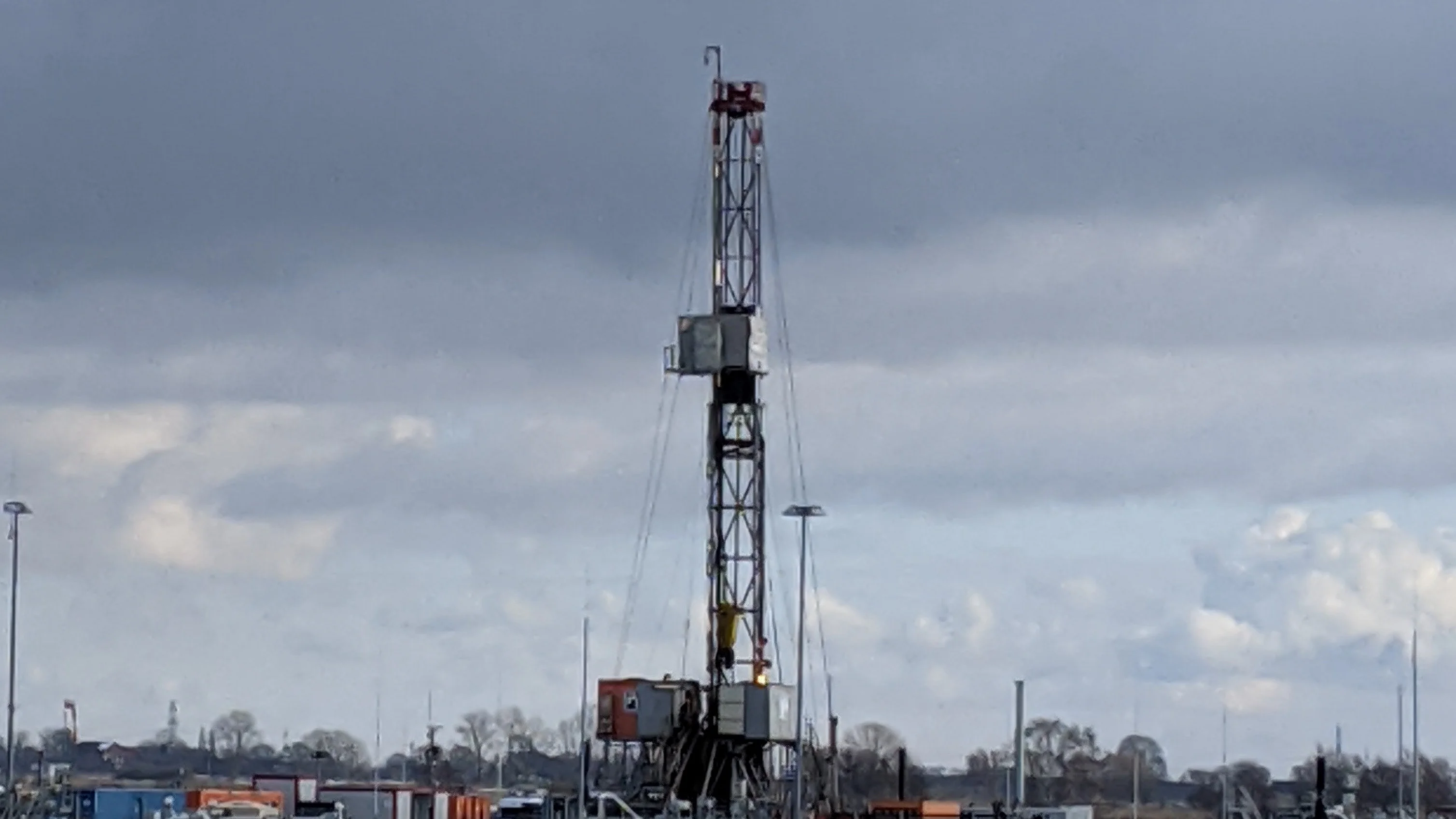 Winde am VT8, die zum Aus- und Einbau des Gasförderstrangs genutzt wurde