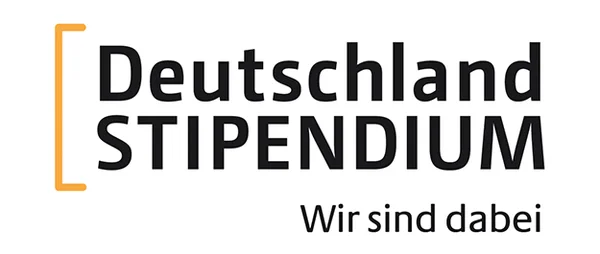Logo: Deutschland Stipendium – Wir sind dabei