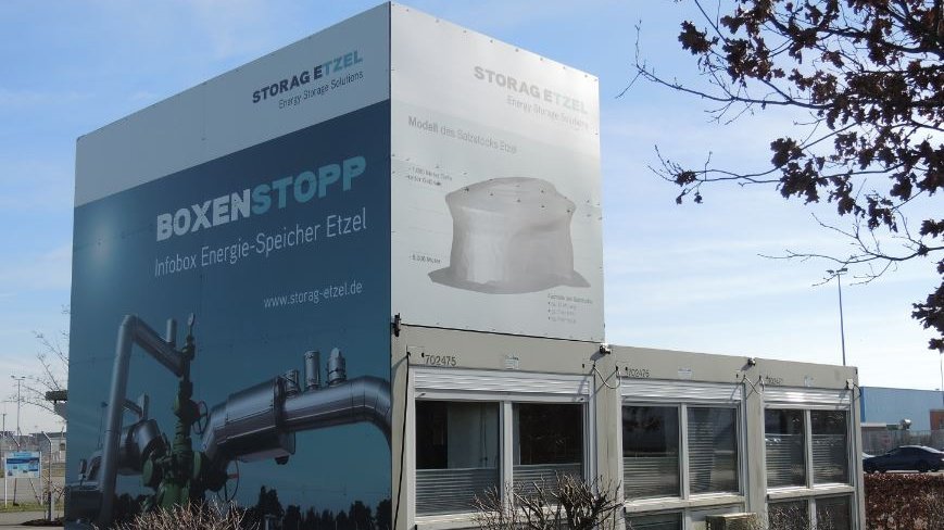 Ansicht der neugestalteten Westseite der Infobox. So lohnen sich auch Besuche am Wochenende