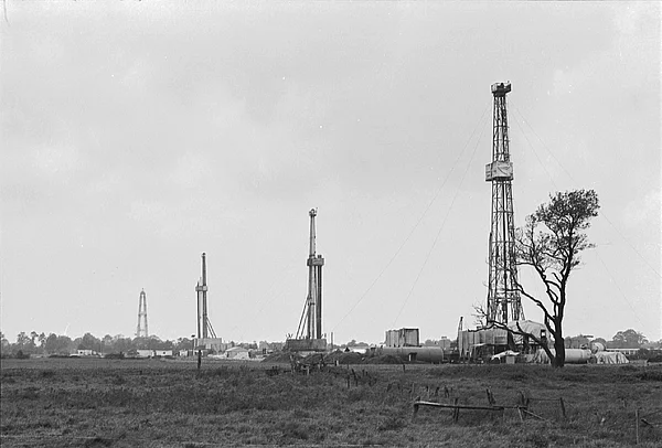 Etzel cavern facility in the 1970s