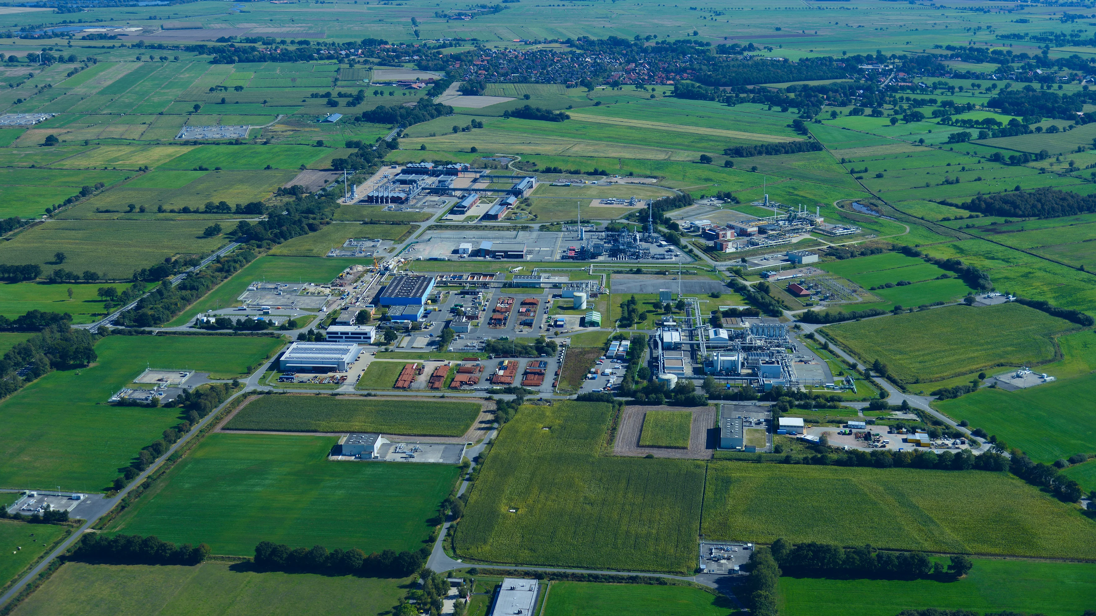 Cavern facility aerial view