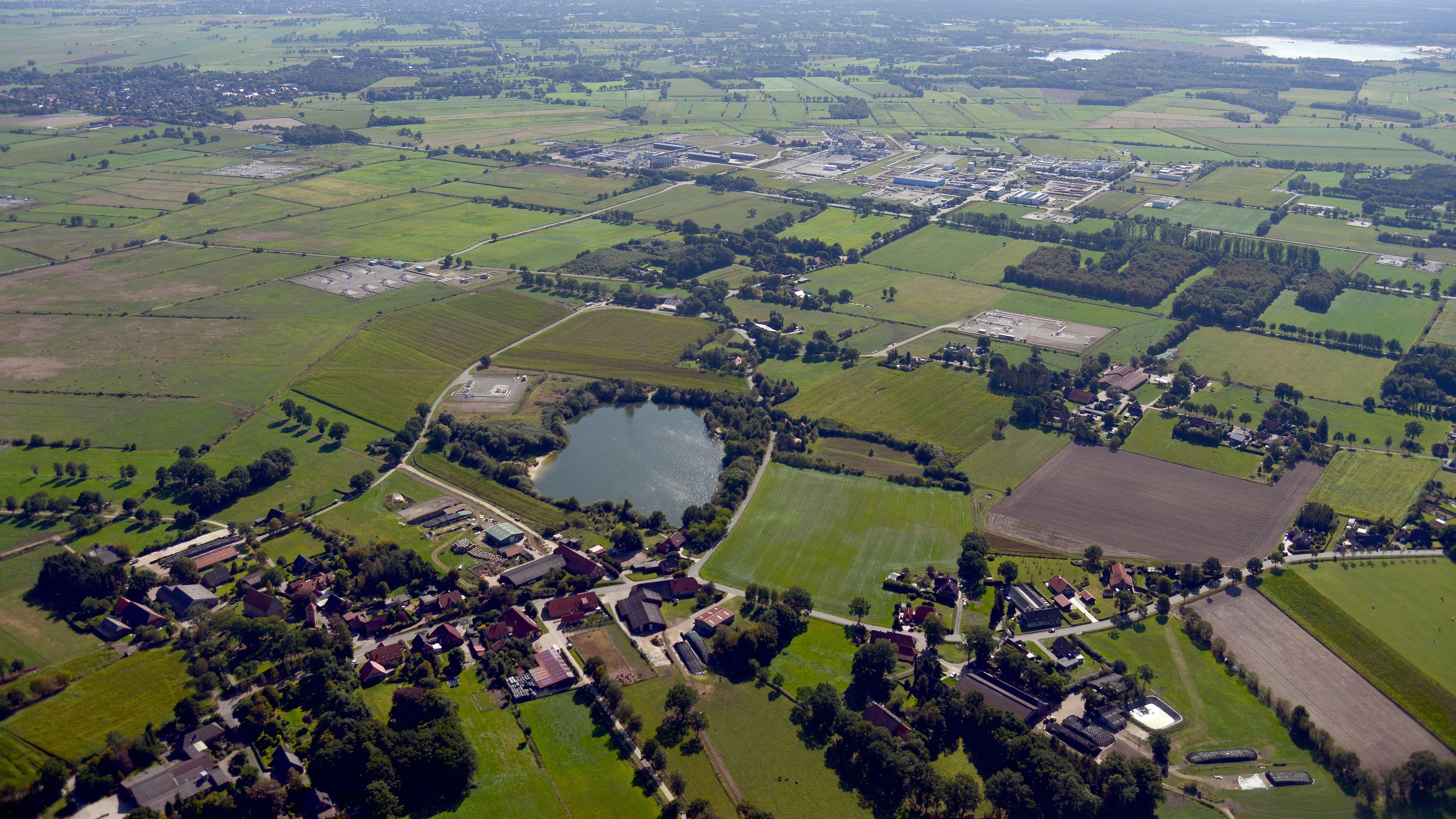 STORAG ETZEL Energiespeicher | Kavernen Luftaufnahme