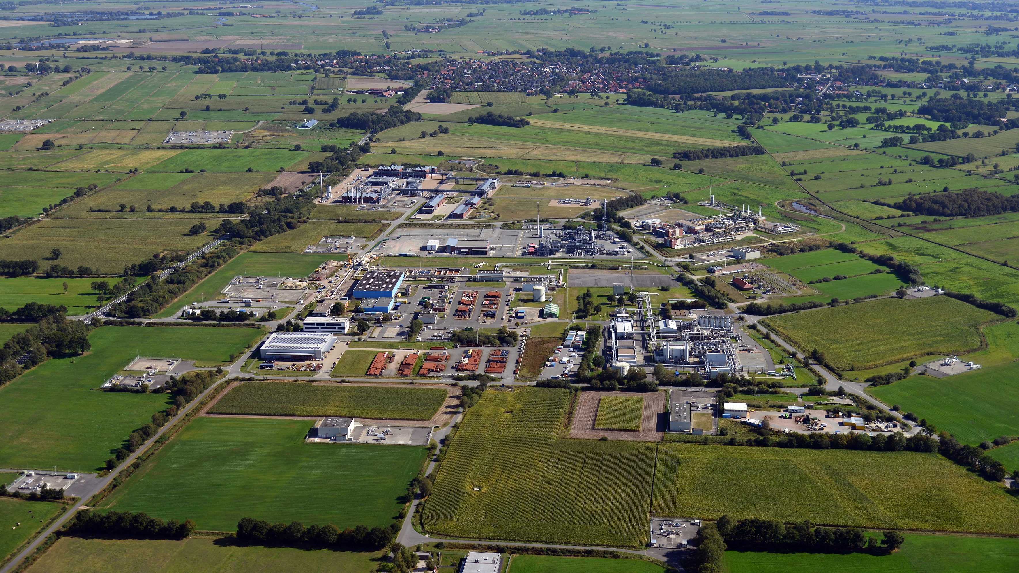 STORAG ETZEL Energiespeicher | Kavernen Luftaufnahme