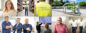 [Translate to Englisch:] Mitarbeiter von STORAG ETZEL in verschiedenen Arbeitssituationen