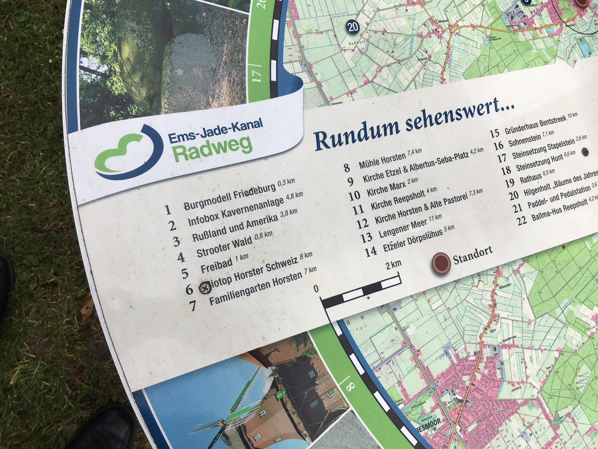 Die Infobox hat den "2. Platz" ;) von 22 Sehenswürdigkeiten in Friedeburg
