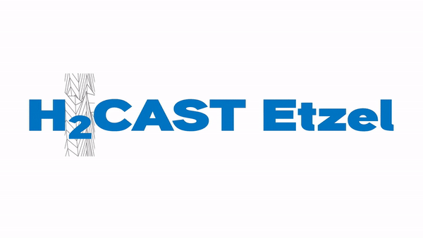 [Translate to Plattdeutsch:] H2CAST Etzel Logo Animation